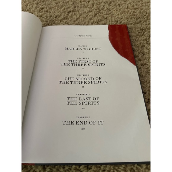 New A Christmas Carol by Charles Dickens Illustrated Holiday Book - Picture 5 of 7